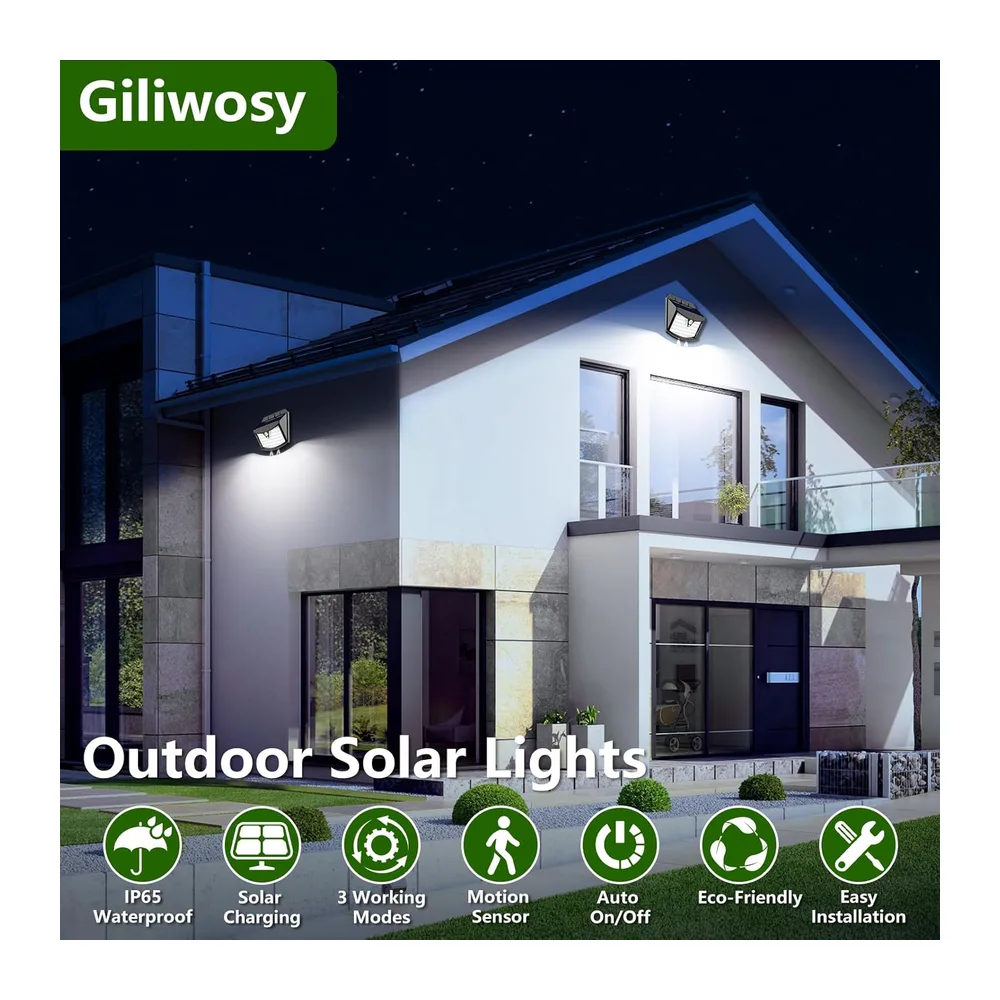 Lampe Solaire Exterieur,   Lumière Solaire Extérieure, 3 Modes IP65 Étanche - Éclairage