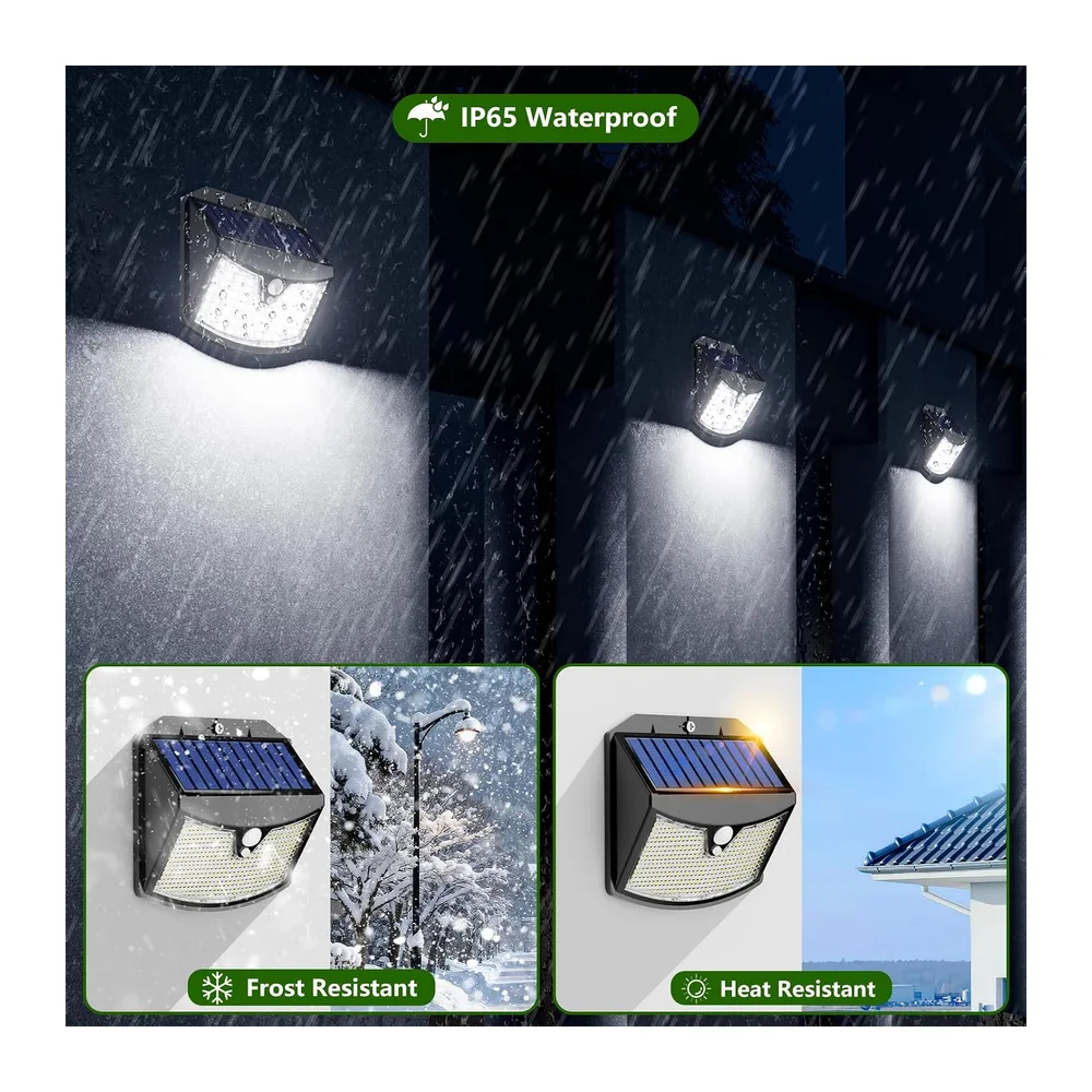 Lampe Solaire Exterieur,   Lumière Solaire Extérieure, 3 Modes IP65 Étanche - Éclairage