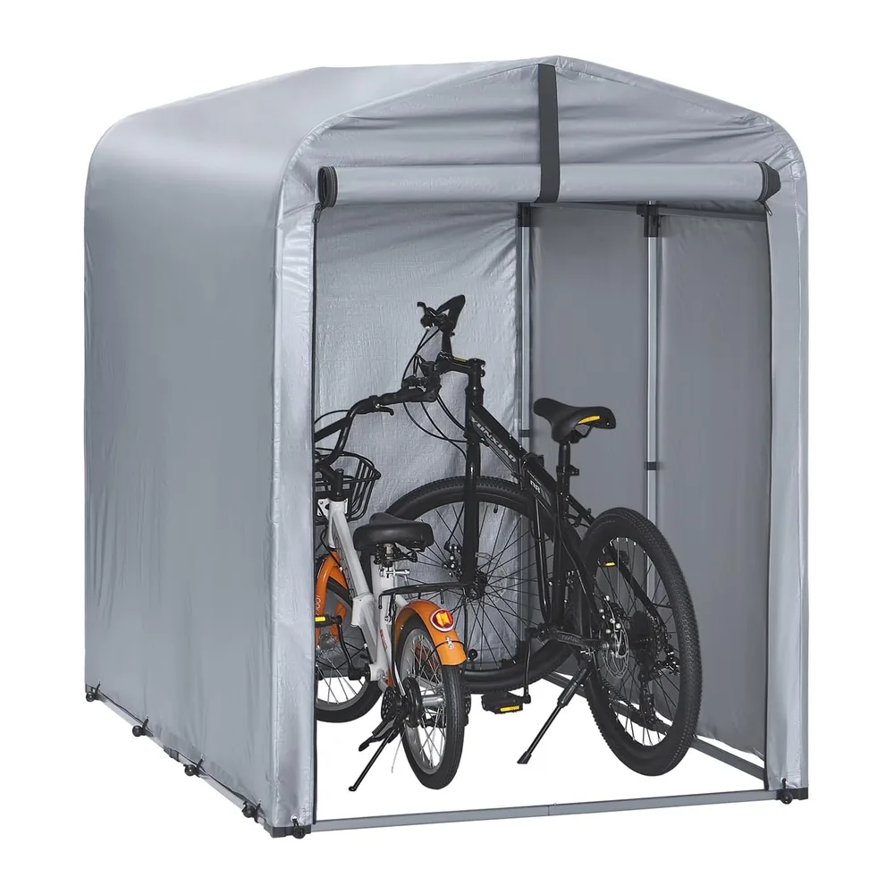 SoBuy Abri de Jardin Exterieur pour 1-2 Vélos Étanche 120x176x163 cm Jardin