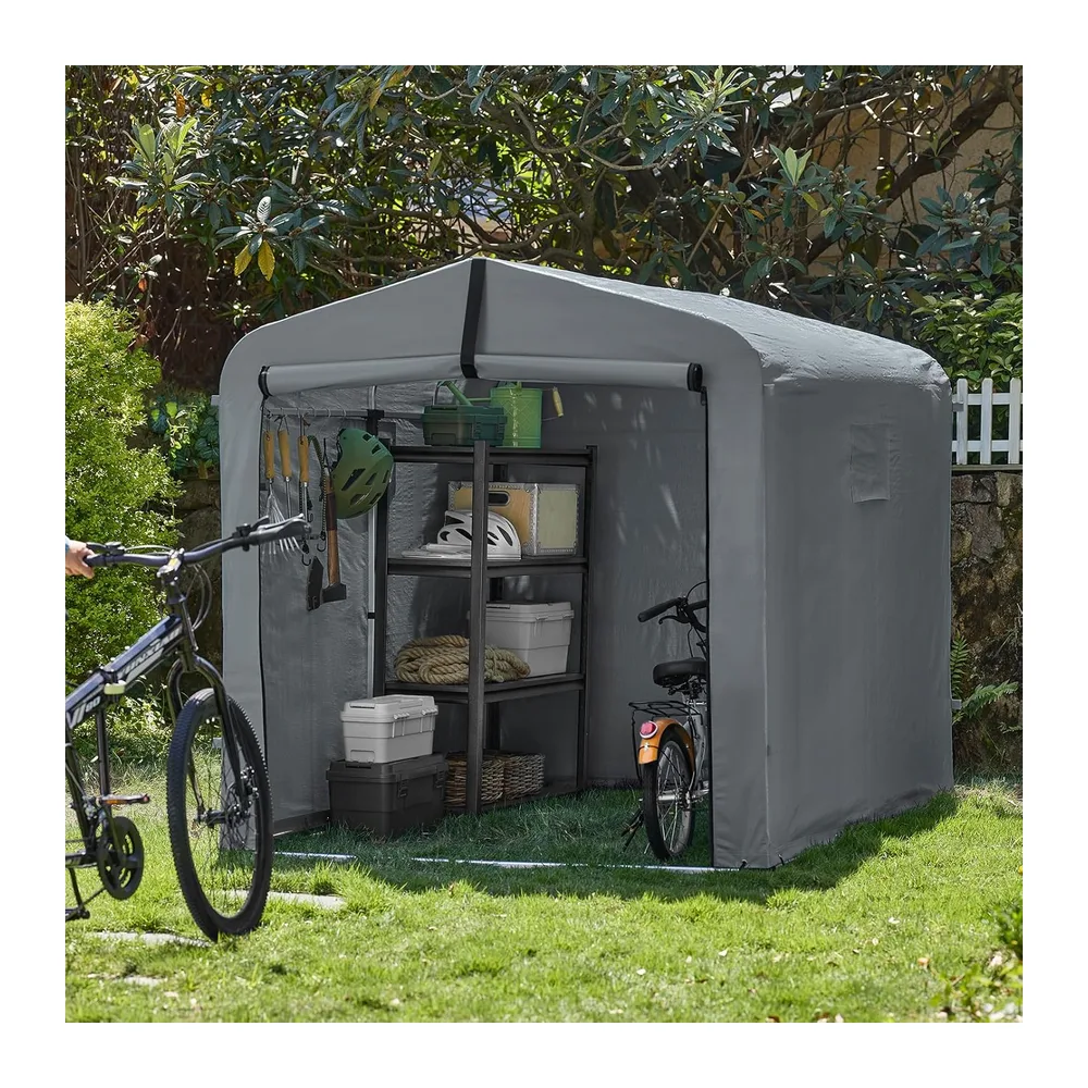 SoBuy Abri de Jardin Exterieur pour 2-4 Vélos Étanche 159x219x165cm Jardin