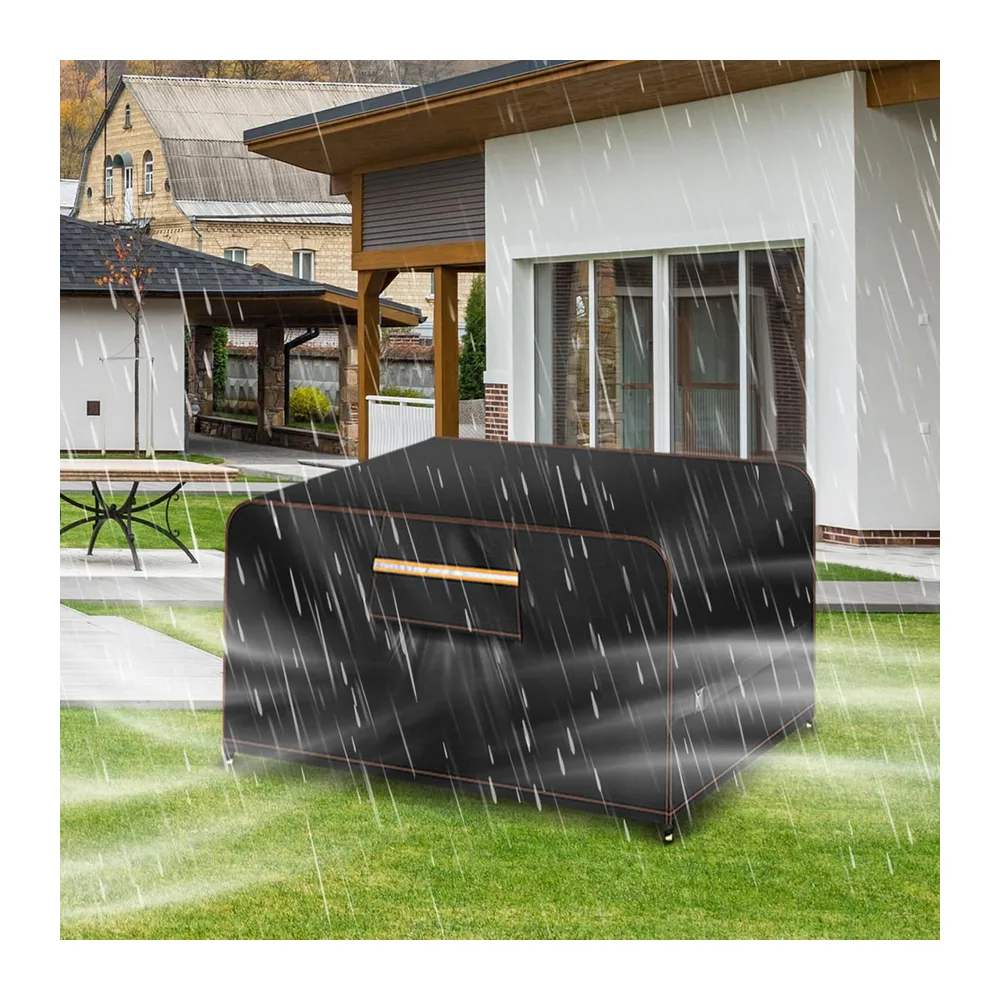 Housse Table De Jardin Avec éVent D’Air 420D Oxford Housse Protection Salon De Jardin