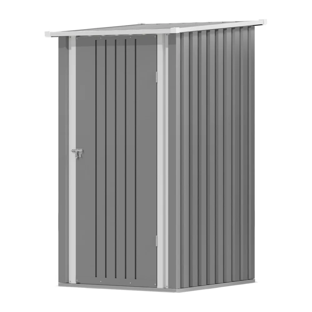 Triumphkey Abri de Jardin en Métal 95 x 98 cm Étanche avec Toit Incliné et Porte