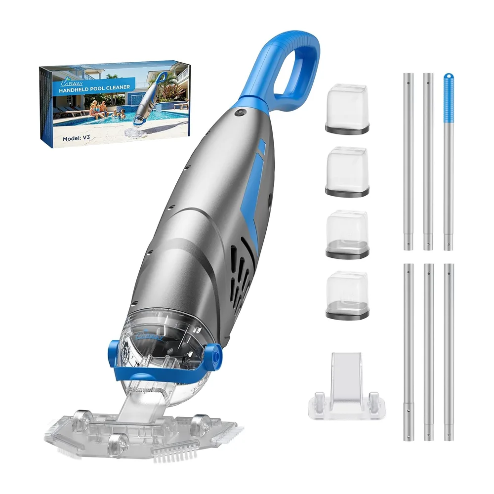 UIRWAY V3 Aspirateur Piscine sans Fil, 26,5 GPM Aspirateur Piscine Hors Sol Puissant