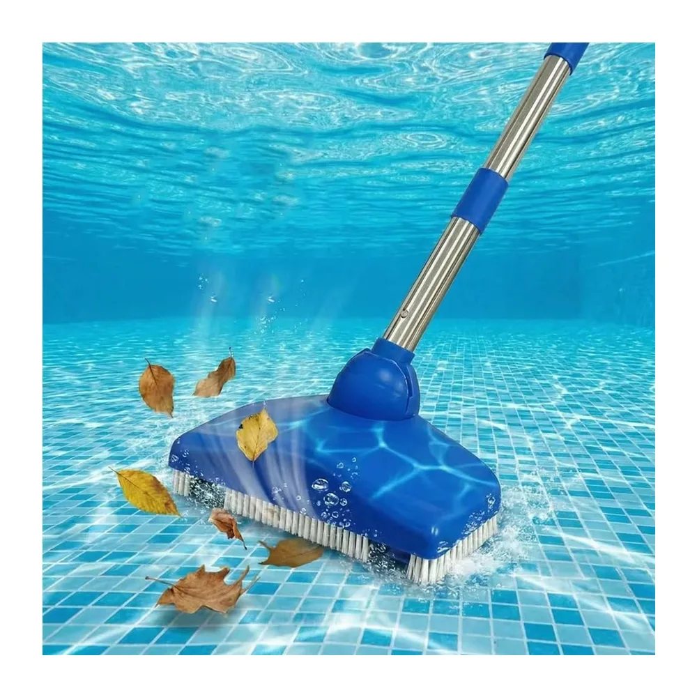 Nettoyeur de Sol de Piscine avec Tuyau Rétractable 350 cm, Aspirateur Piscine Gonflable
