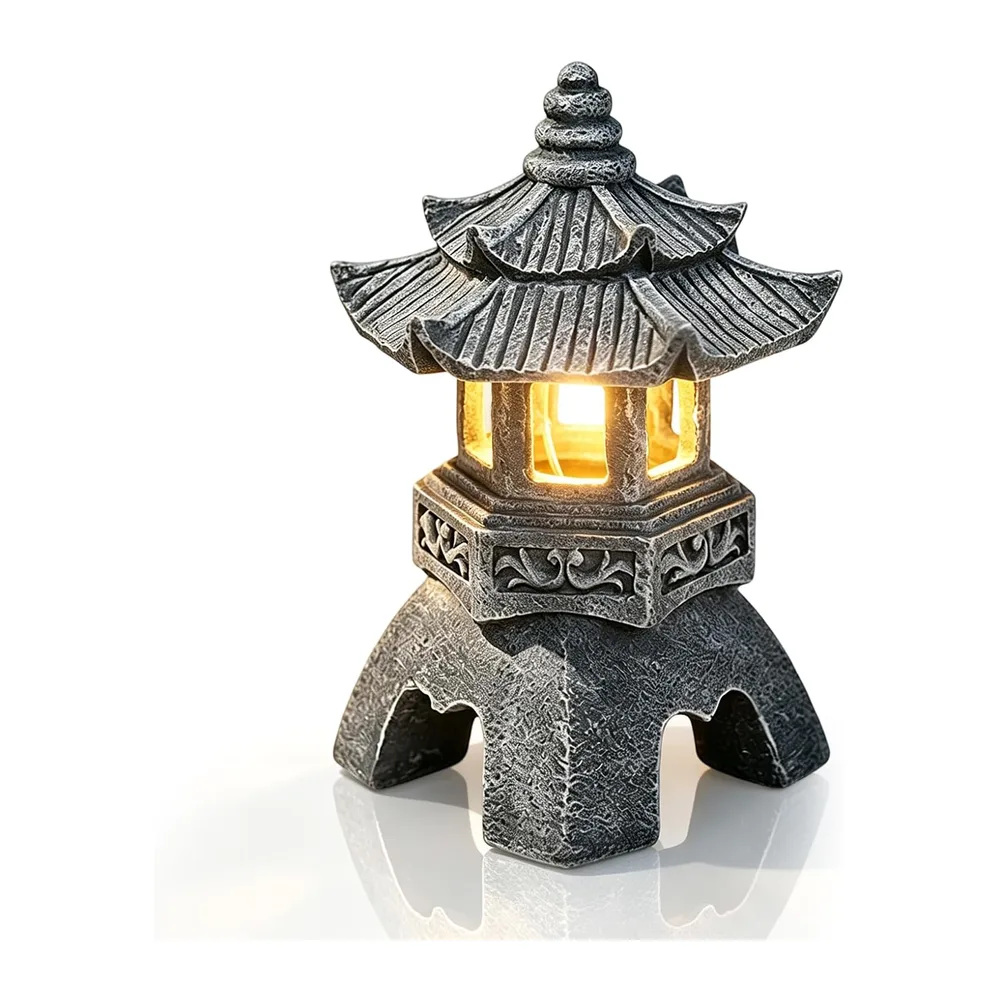 Piashow Japanese decoration, Japanese pagoda, Japanese garden lantern, garden decoration