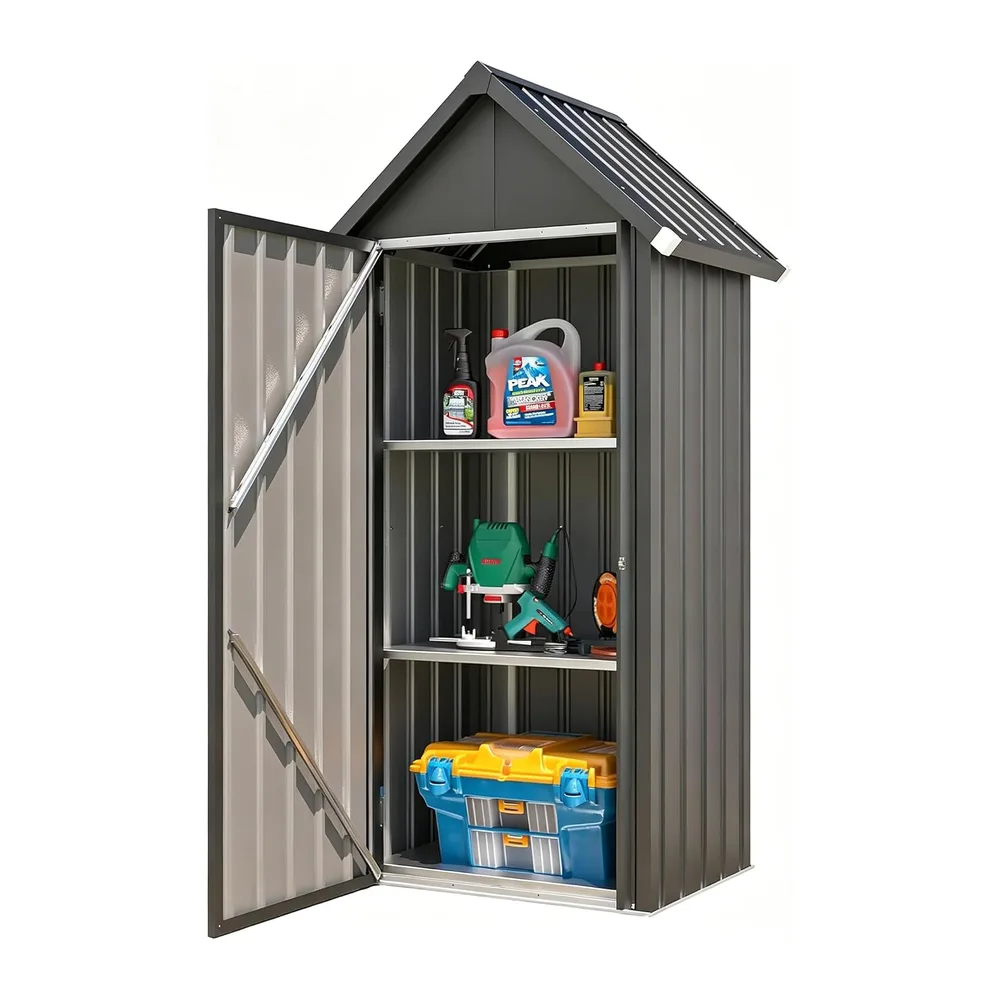 YODOLLA Abri de Jardin Métal,Cabane de Rangement Tout Climat,Armoire Jardin