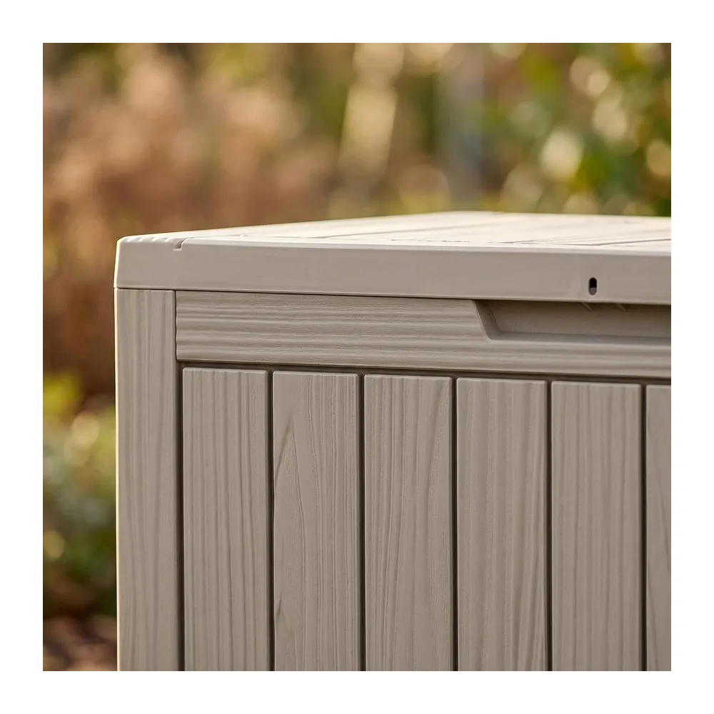 AKORD Coffre de Jardin Imperméable 170L, Boîte de Rangement Extérieur pour Balcon et