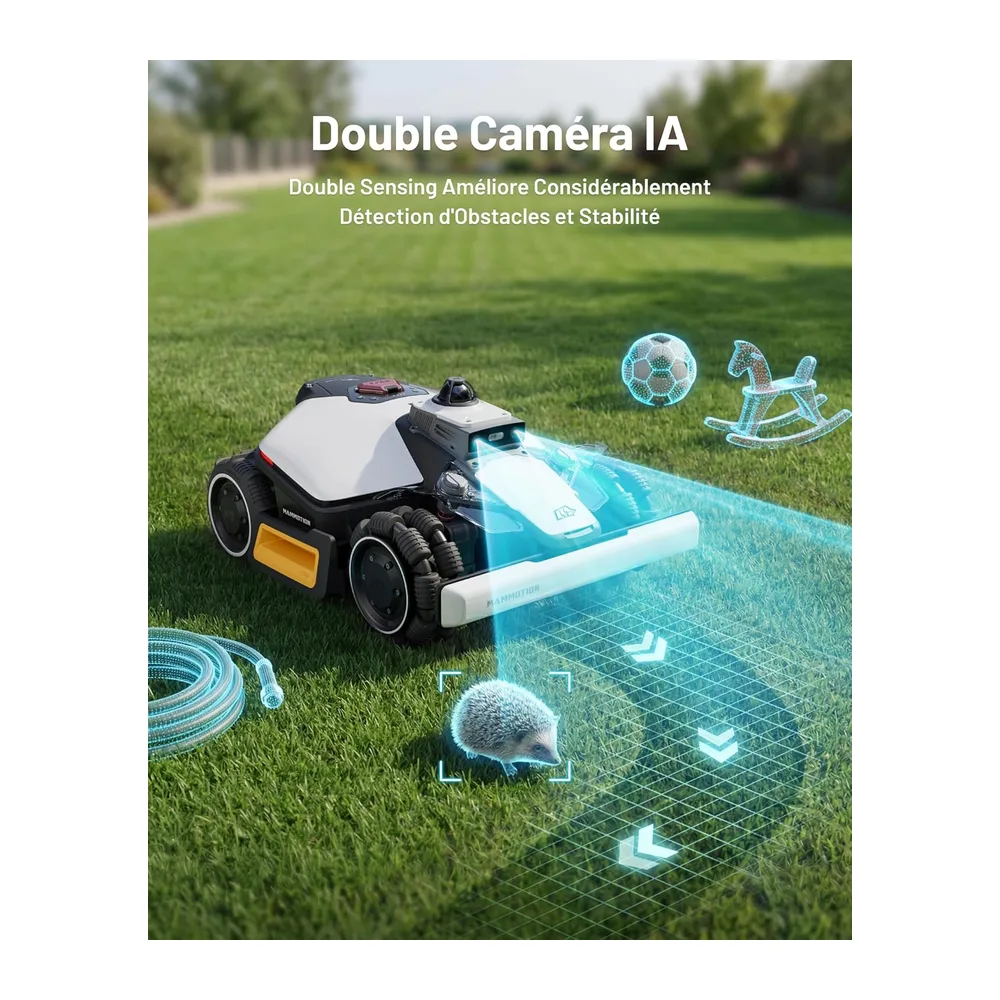 MAMMOTION LUBA Mini 2 AWD 1500 Robot Tondeuse sans Fil