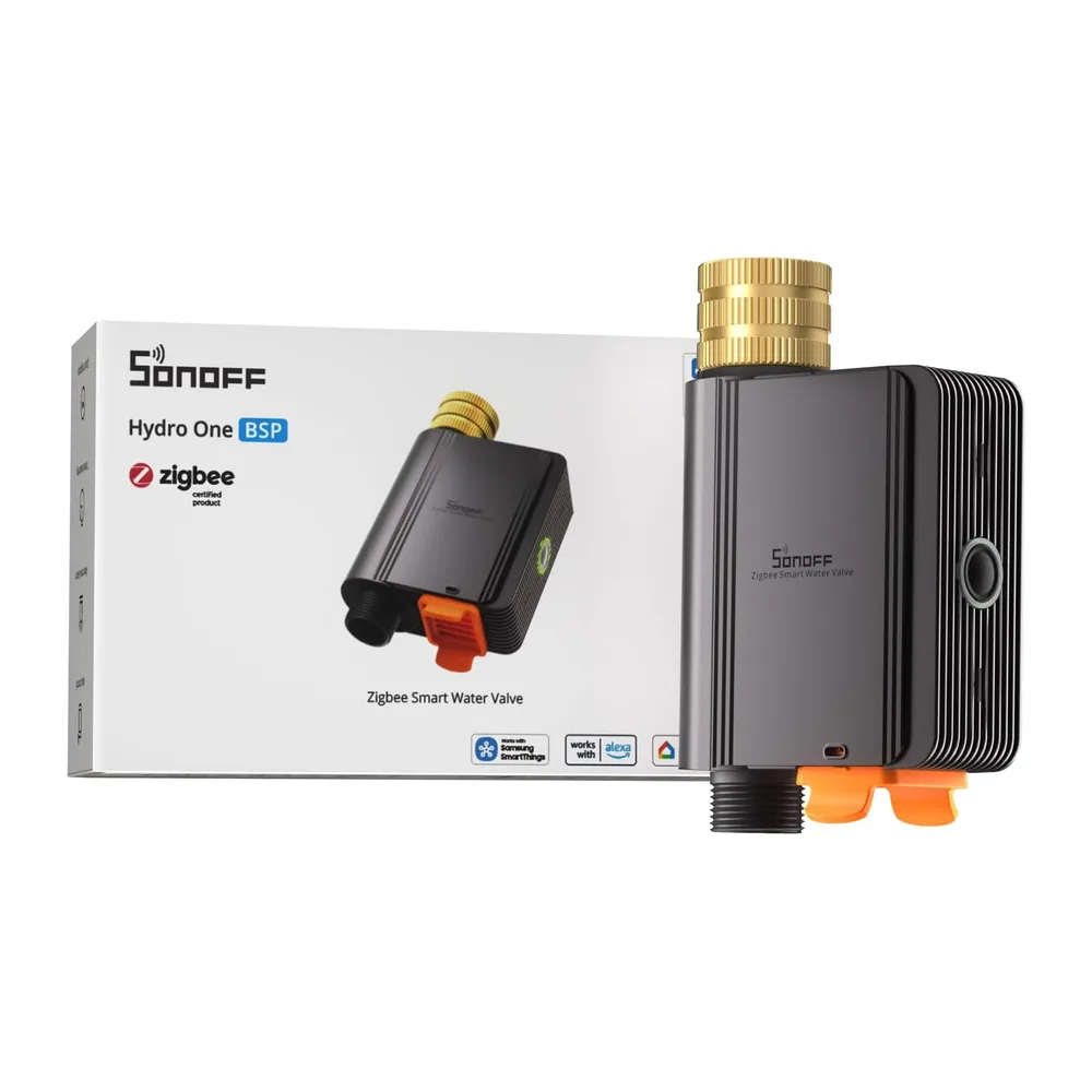 SONOFF SWV-ZFE Hydro ONE Zigbee Minuteur d'arrosage intelligent, entrée en laiton