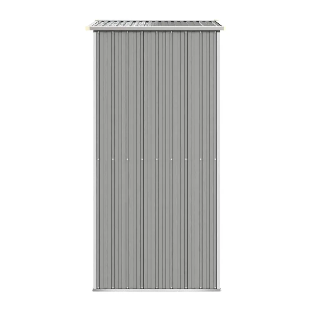 Abri de Jardin Gris Clair 192x108x223 cm Métal galvanisé,Cabanes & abris de