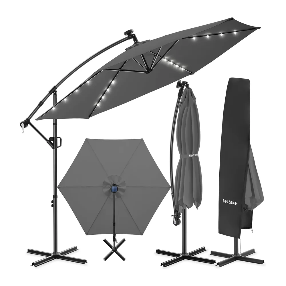 tectake Parasol 3 × 3 m