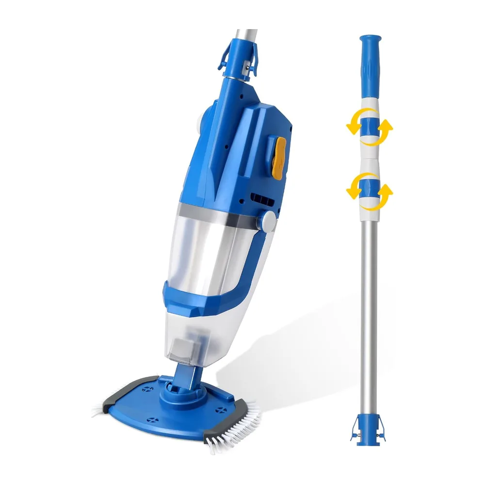 LEADZM Aspirateur Piscine sans Fil 4500mAh (Bleu)