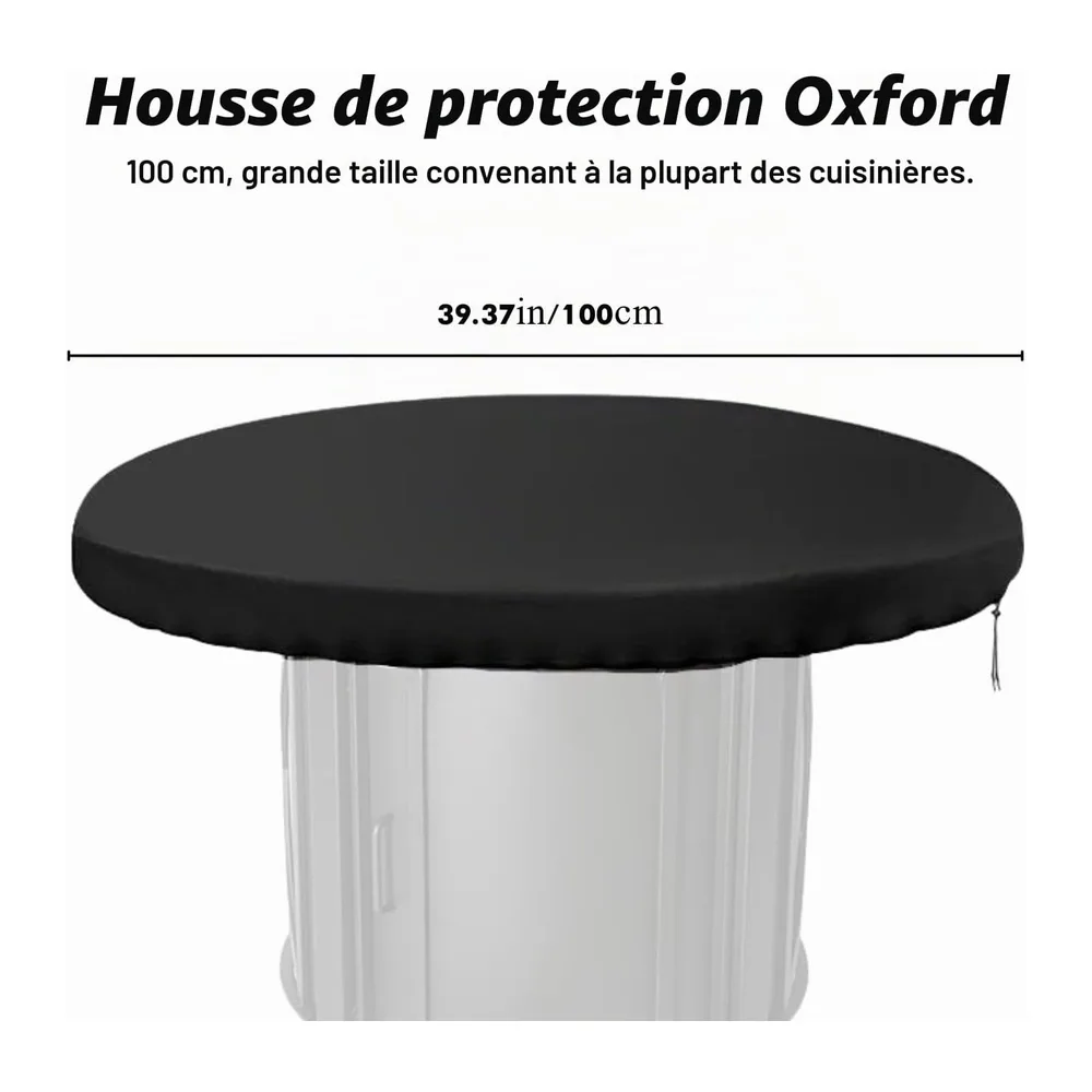 Housse Barbecue Exterieur 100 cm, 420D Oxford Housse Brasero