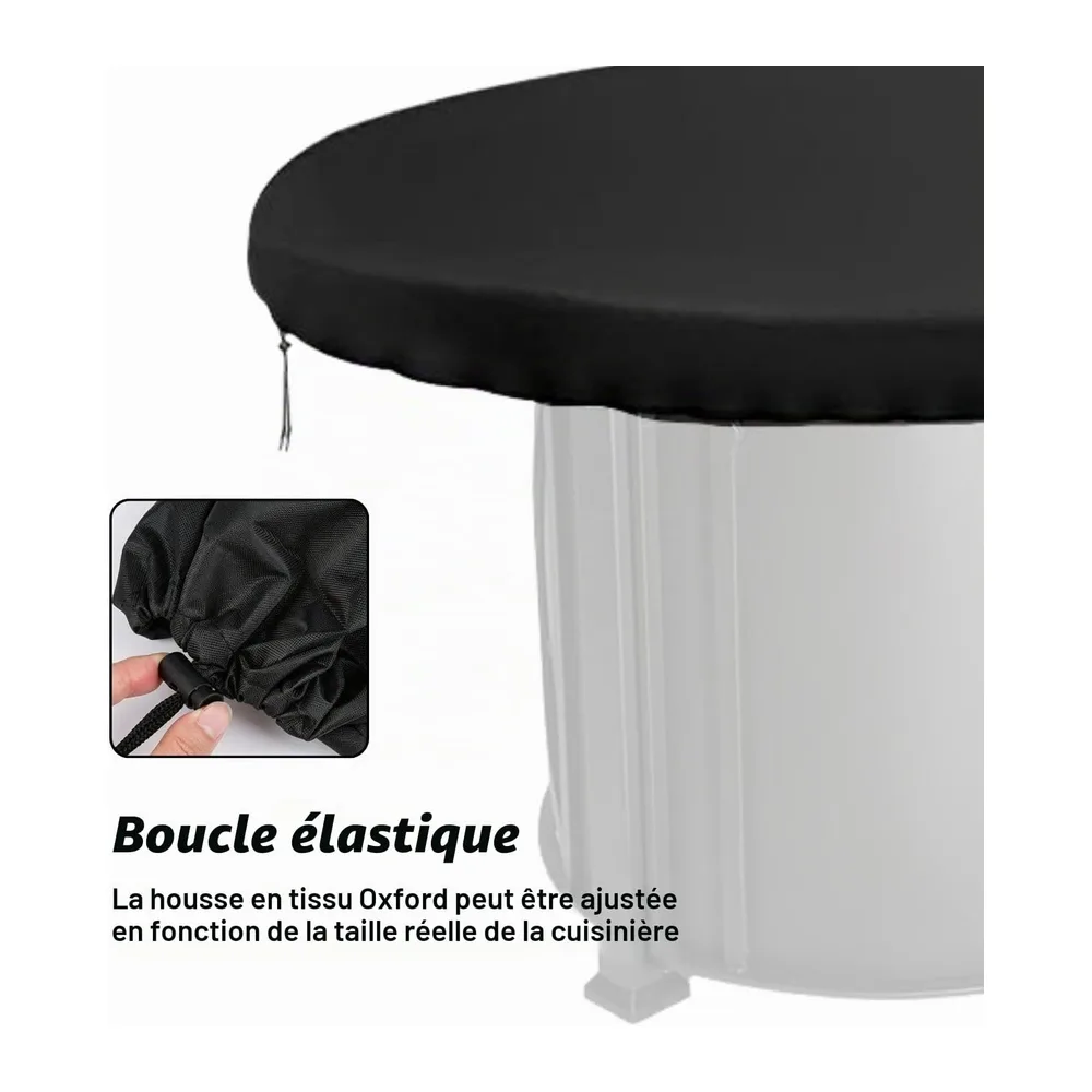 Housse Barbecue Exterieur 100 cm, 420D Oxford Housse Brasero