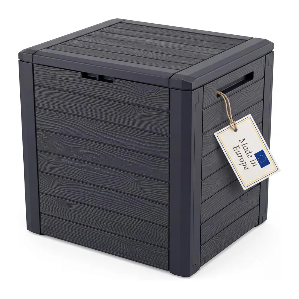 BigDean Petite boîte de jardin compacte 140 l, idéale pour balcon et petites surfaces