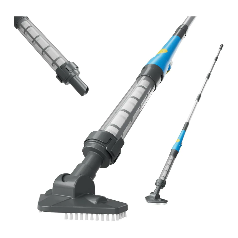Aspirateur de Piscine sans Fil, aspirateur de Fond Rechargeable avec jusqu'à 60 Min