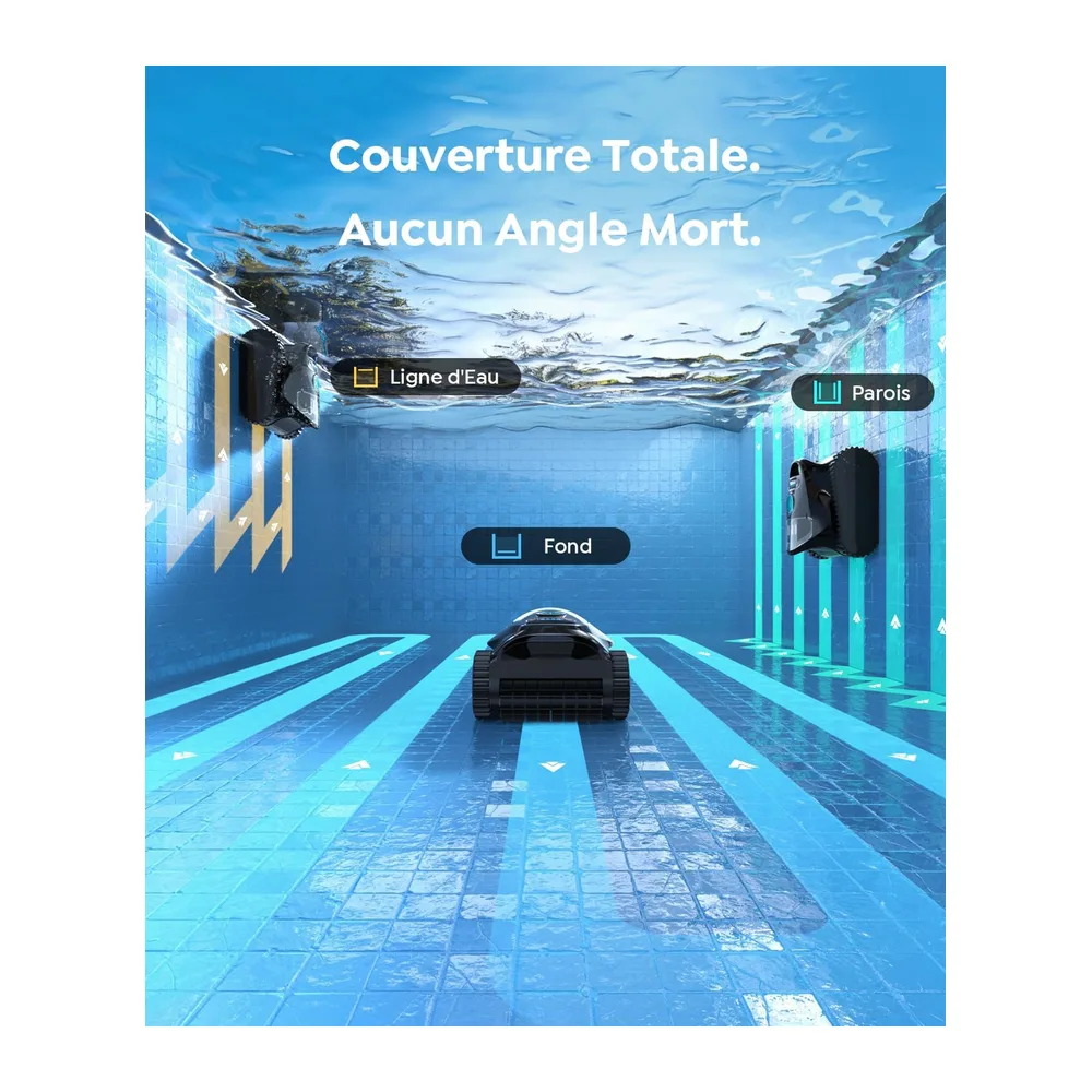 C1 Robot Piscine Fond et Parois (2026 Nouv)
