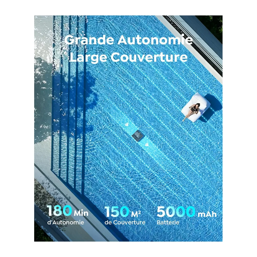 C1 Robot Piscine Fond et Parois (2026 Nouv)