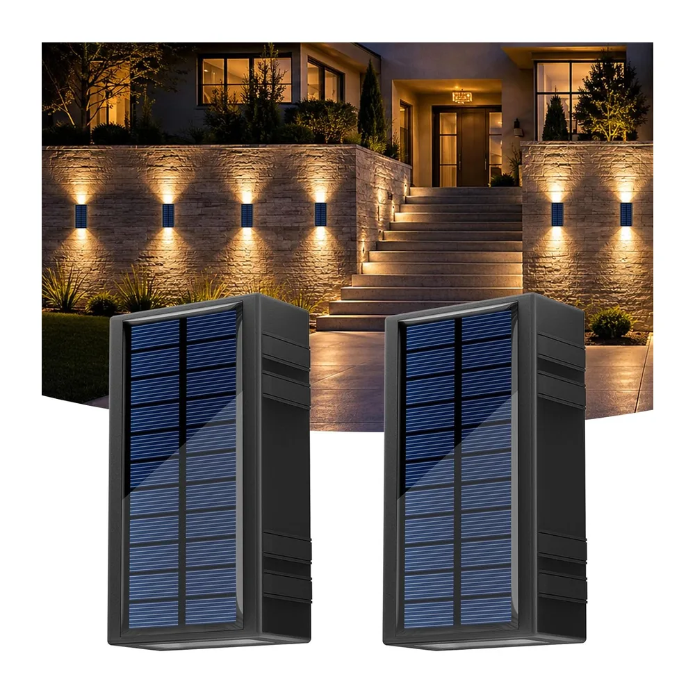 Lumiere Solaire Exterieur Jardin, Lampe Solaire Up and Down