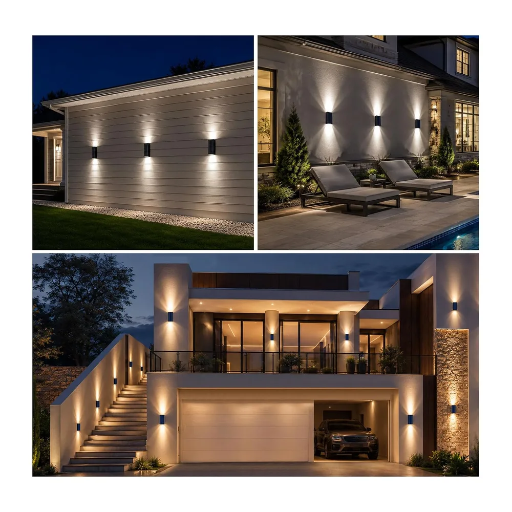 Lumiere Solaire Exterieur Jardin, Lampe Solaire Up and Down