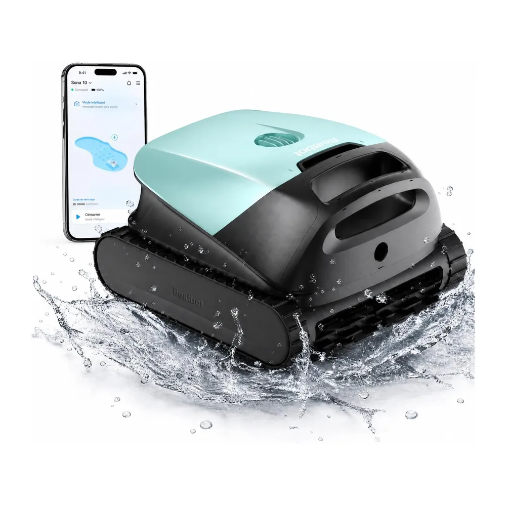 Beatbot Sora 10 Robot Piscine sans Fil,25700 LPH,Capacité du Filtre 5L