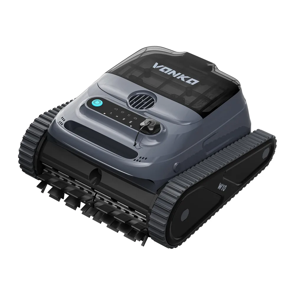 VONKO W10 Robot Piscine sans Fil, Aspirateur Piscine avec Navigation IA, Nettoyage