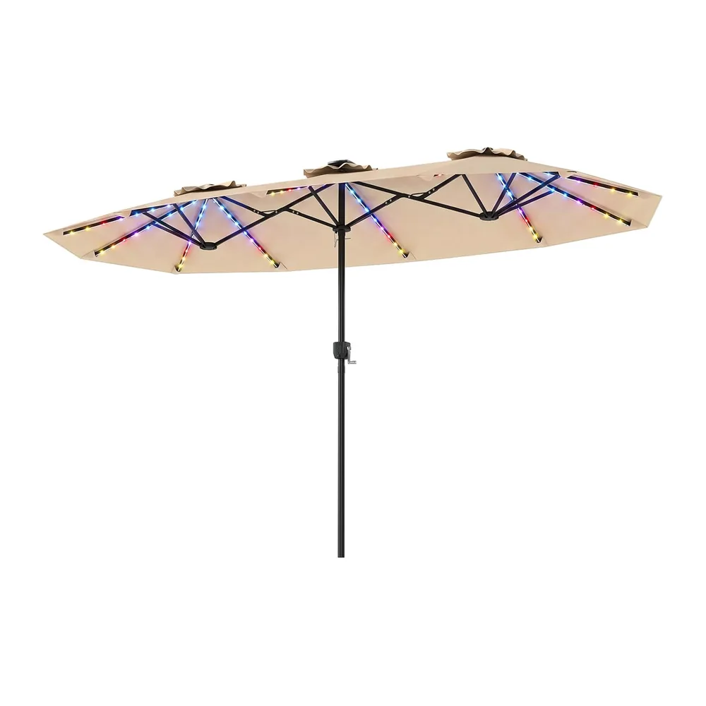 COSTWAY Parasol 400 × 210 cm
