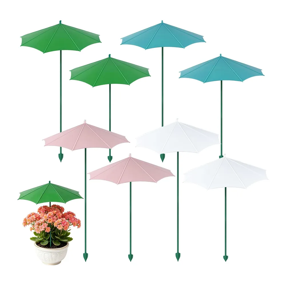 YumSur Parasol pour plantes d'extérieur avec ancrages en fibre de verre