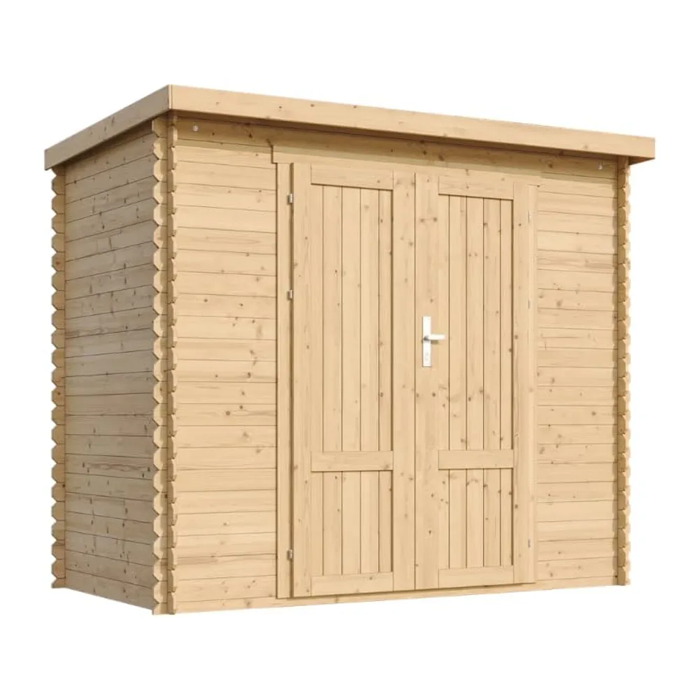 TIMBELA M310F1+M310G Abri De Jardin en Bois 2,63 m², Cabane De Jardin Extérieure avec