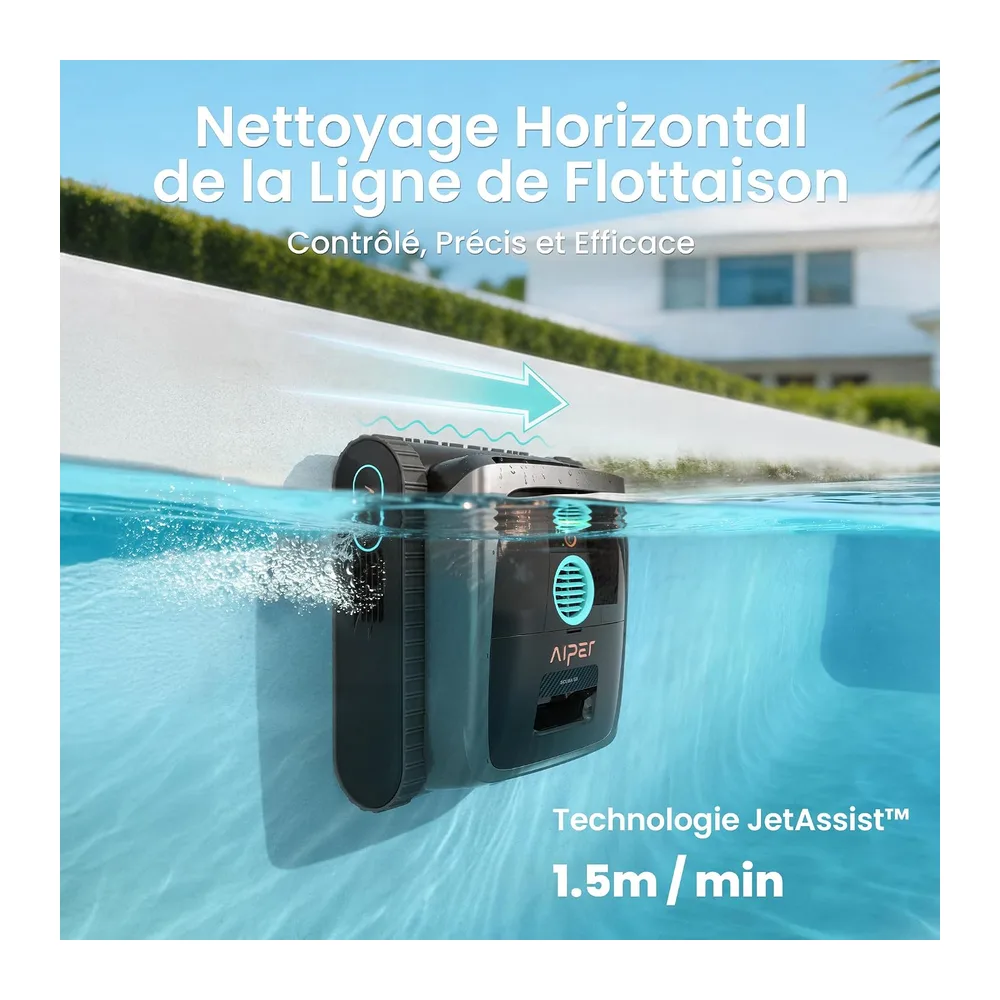 (Nouveau 2026) AIPER Scuba S3 Robot Piscine sans Fil Léger, Aspirateur Piscine avec