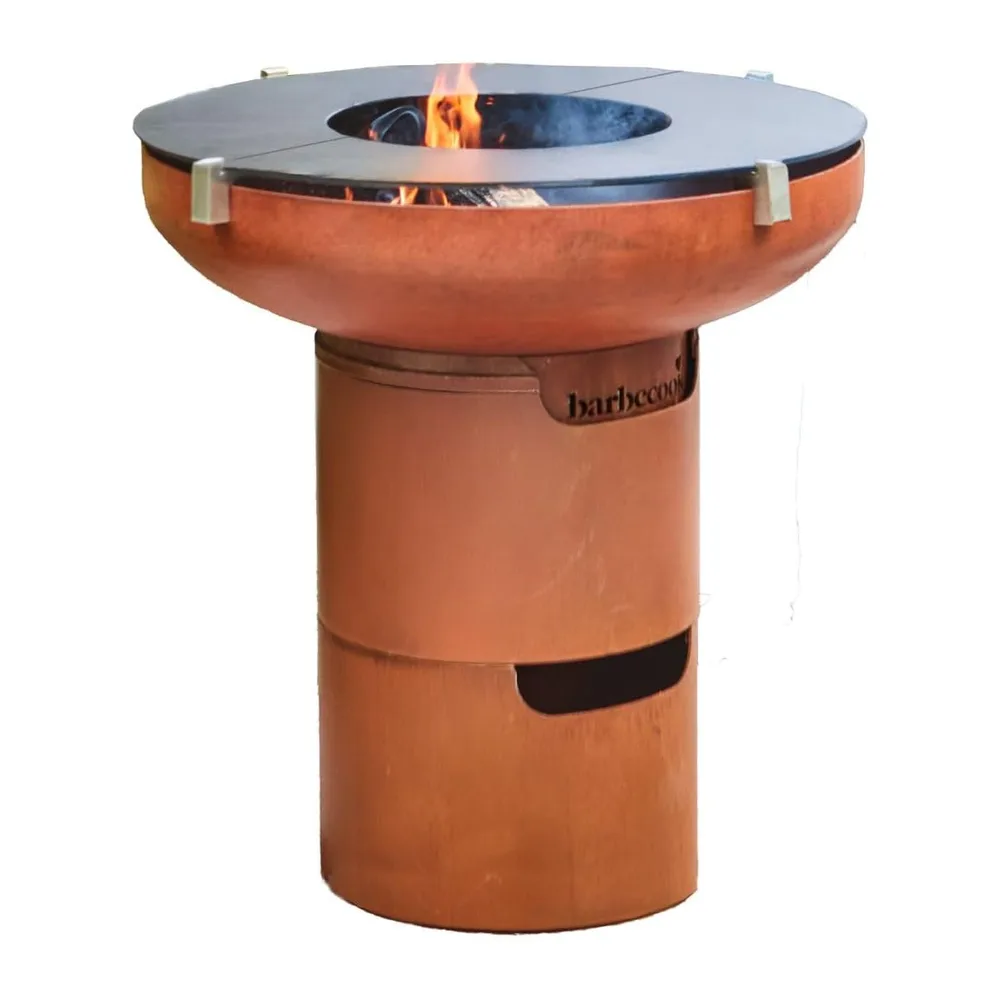 Barbecook Brasero BBQ Jack 75 avec 2 planchas et 2 Supports
