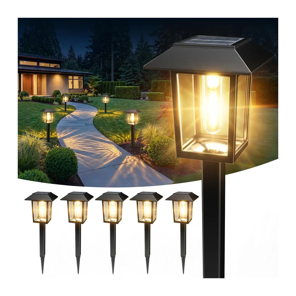 Lampes Solaires Extérieur Jardin Lot de 6