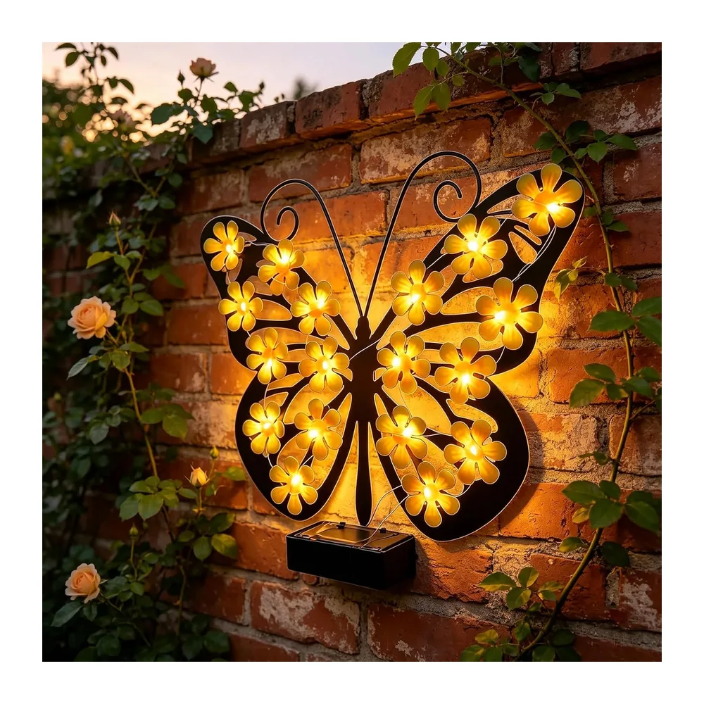 Applique Murale Exterieur Solaire,Lampes Solaires de Jardin