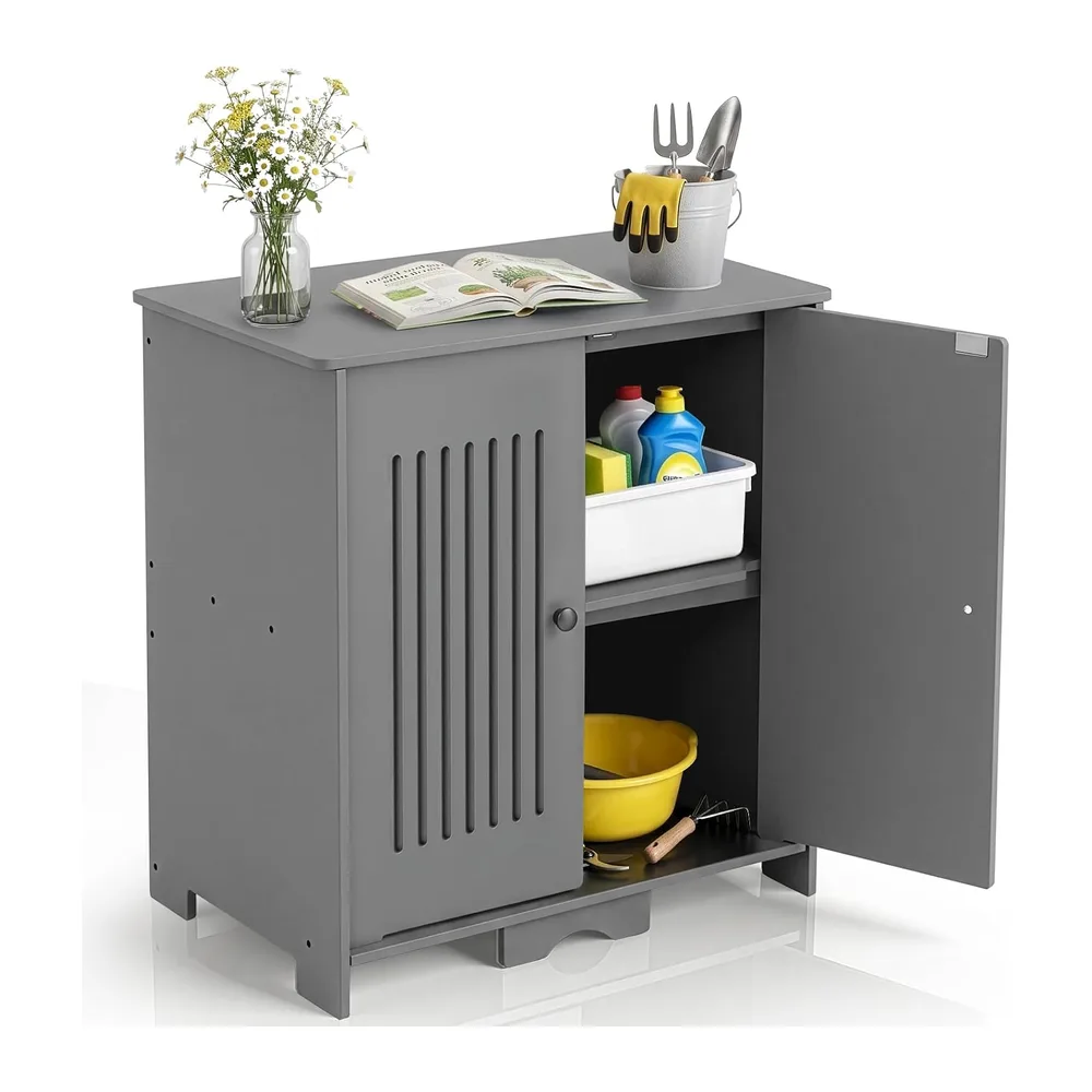 Armoire de jardin résistante aux intempéries pour l'extérieur - 69 x 43,5 x 73 cm
